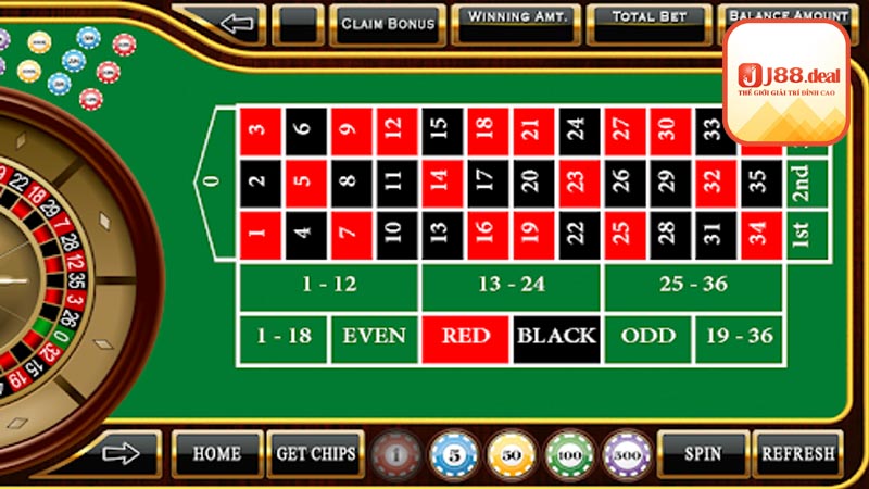 Hướng dẫn cách chơi Roulette J88 từ A-Z dành cho tân binh